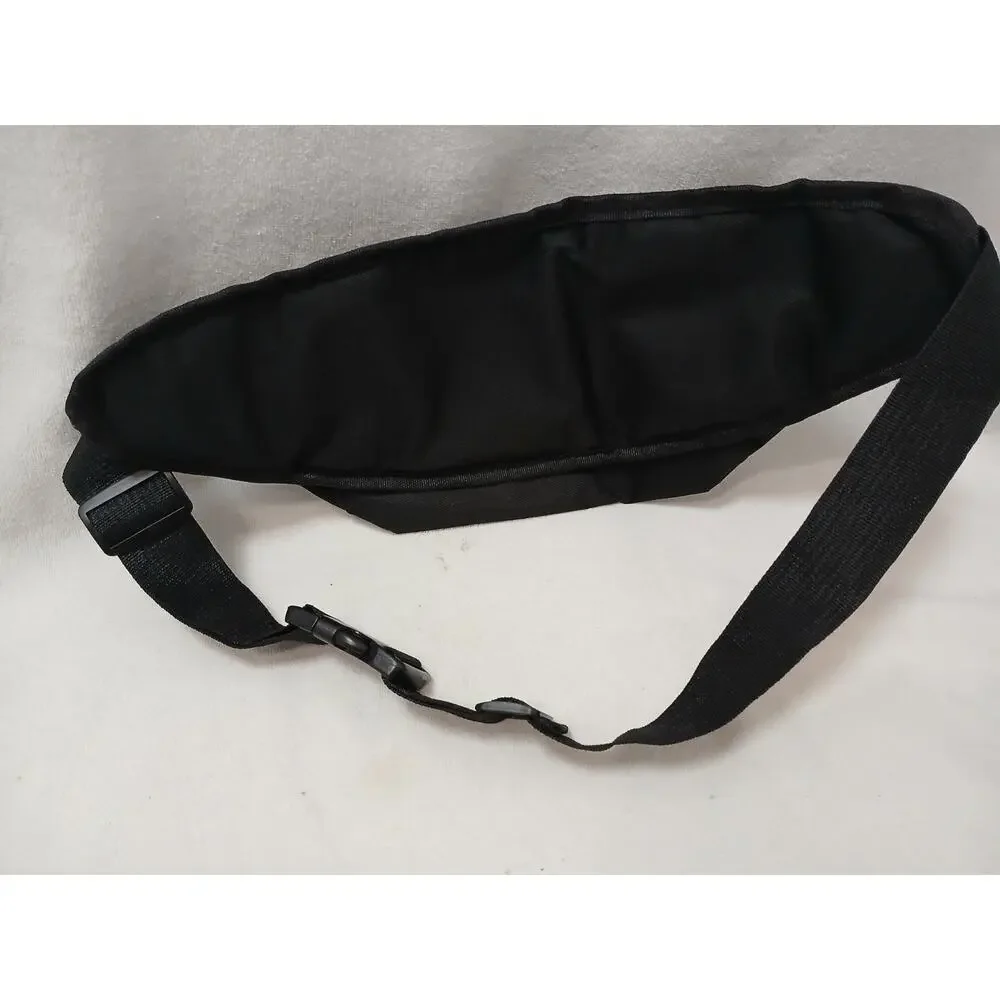 Supreme Fanny Pack Cross Body Bag Black Red Logo‎ See Missing Zipper Pull Sporty